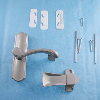 Ideal CR Lever Classic Storm Door Handle 1.75 Inch Hole Spacing - Ideal CR Lever Classic Storm Door Handle 1.75 Inch Hole Spacing