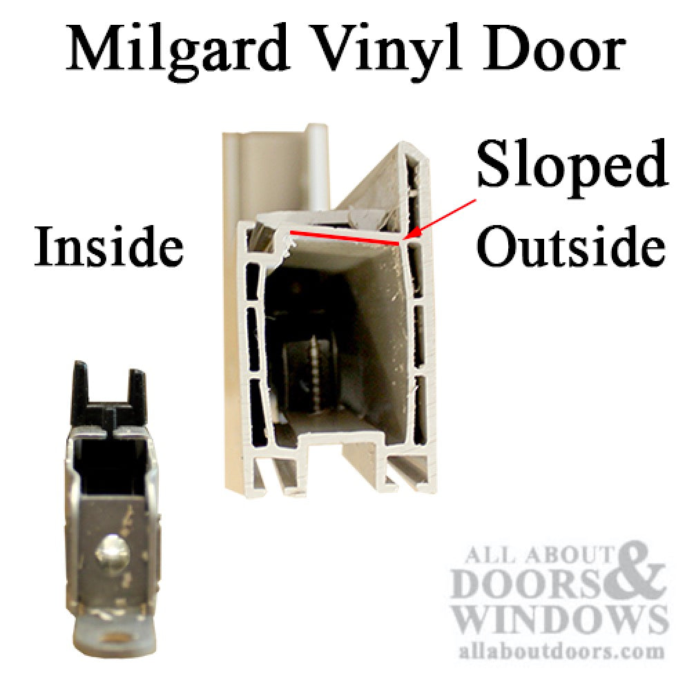 Milgard Classic Series Door Roller For Vinyl Sliding Doors 1.25 Inch Dual Steel Wheels - Milgard Classic Series Door Roller For Vinyl Sliding Doors 1.25 Inch Dual Steel Wheels