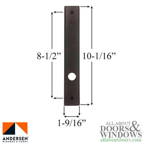 Blemished Anvers Escutcheon Plates - Oil Rubbed Bronze - Blemished Anvers Escutcheon Plates - Oil Rubbed Bronze