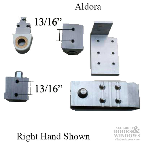 Store Front Commercial Doors Pivot Hinge Aldora, Right Hand - Aluminum or Bronze - Store Front Commercial Doors Pivot Hinge Aldora, Right Hand - Aluminum or Bronze