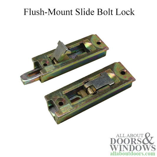 Andersen Flush-Mount Slide Bolt Lock