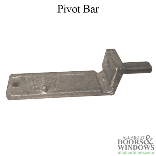 Pivot Bar, Zinc Die Cast, No Finish - Right Hand