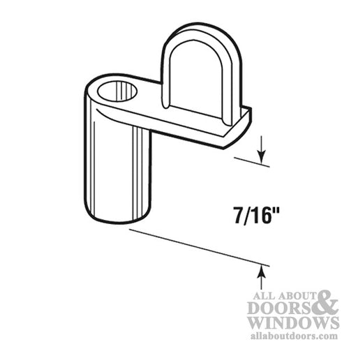 Window Screen Diecast Clips, 7/16 inch, Raw Material - 8 Pack - Window Screen Diecast Clips, 7/16 inch, Raw Material - 8 Pack