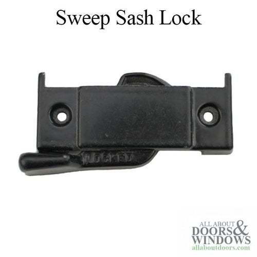 Sweep style sash lock, 2-1/4