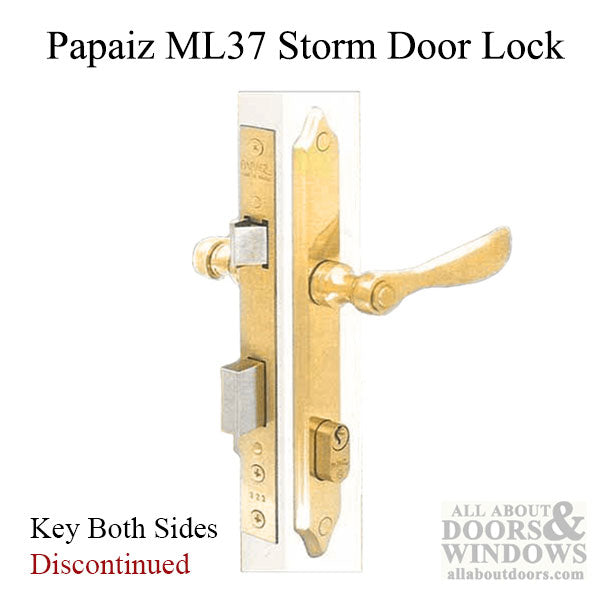 UNAVAIL. Papaiz Ml37 Storm door Lock - Replacement Avail. - UNAVAIL. Papaiz Ml37 Storm door Lock - Replacement Avail.