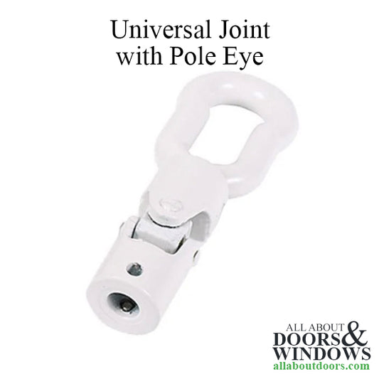 Universal Joint with pole eye, 45 degree, 5/16 Spline