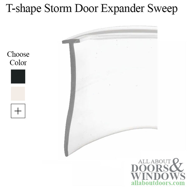 Storm Door Expander Sweep 1600 Series T Shape - Storm Door Expander Sweep 1600 Series T Shape