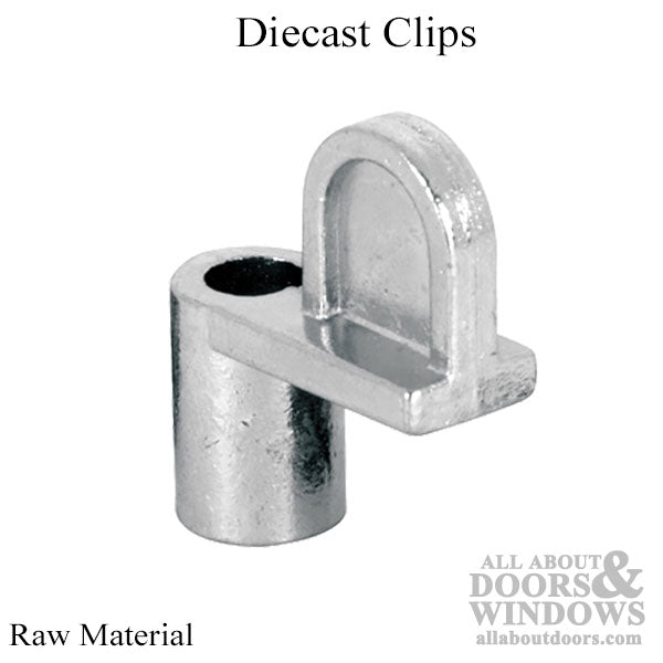 Window Screen Diecast Clips, 7/16 inch, Raw Material - 8 Pack - Window Screen Diecast Clips, 7/16 inch, Raw Material - 8 Pack