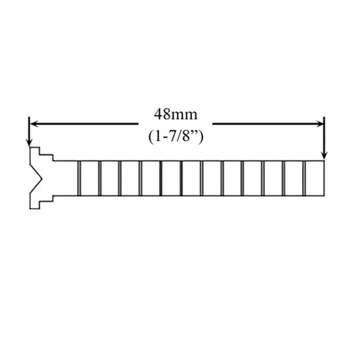 G-U / Ferco 48mm Length Tailpiece - Thumb-turn Side - G-U / Ferco 48mm Length Tailpiece - Thumb-turn Side