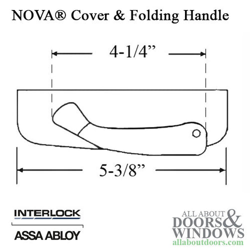 Handle & Cover  NOVA® RH - - Handle & Cover  NOVA® RH -