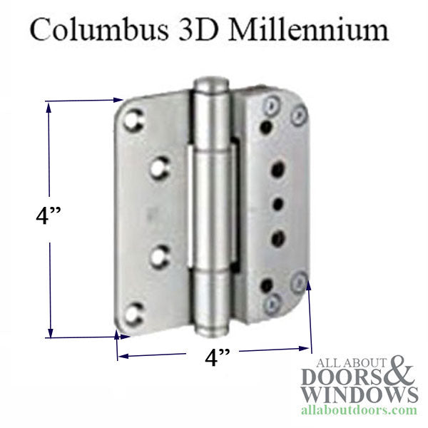 Millennium 3D  4 x 4 Adjustable Hinge - Millennium 3D  4 x 4 Adjustable Hinge