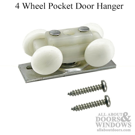 Discontinued 4-Wheel Hanger for Pocket Door