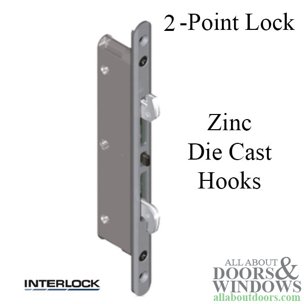 Interlock Sliding Door Two Point Mortise Lock Zinc Die Cast Hook Multipoint Lock - Interlock Sliding Door Two Point Mortise Lock Zinc Die Cast Hook Multipoint Lock