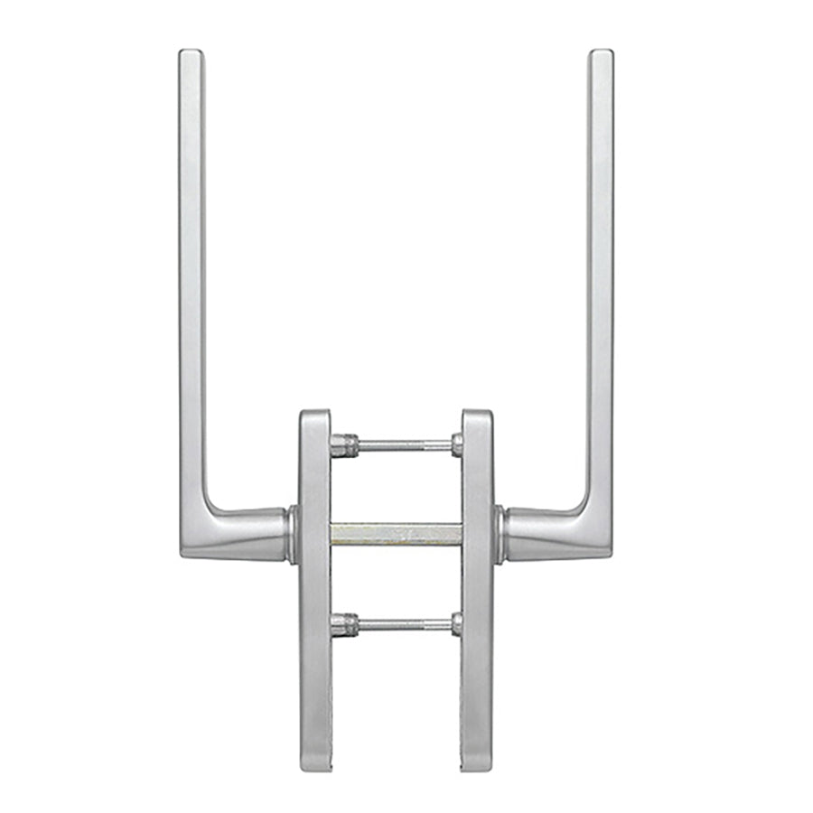 Dallas Handleset for Active Lift and Slide Door System, Keyed Both Sides - Resista Satin Nickel - Dallas Handleset for Active Lift and Slide Door System, Keyed Both Sides - Resista Satin Nickel