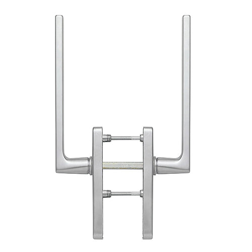 Dallas Handleset for Active Lift and Slide Door System, Keyed Both Sides - Resista Satin Nickel - Dallas Handleset for Active Lift and Slide Door System, Keyed Both Sides - Resista Satin Nickel