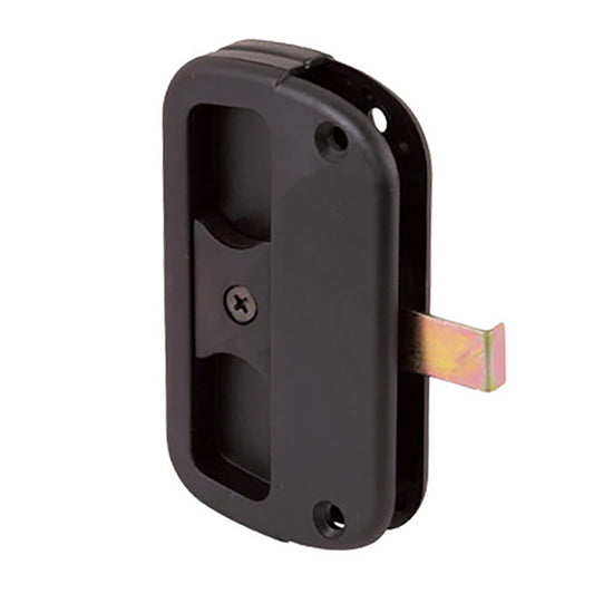 Non-Handed Latch & Pull for Sliding Screen Door - Black