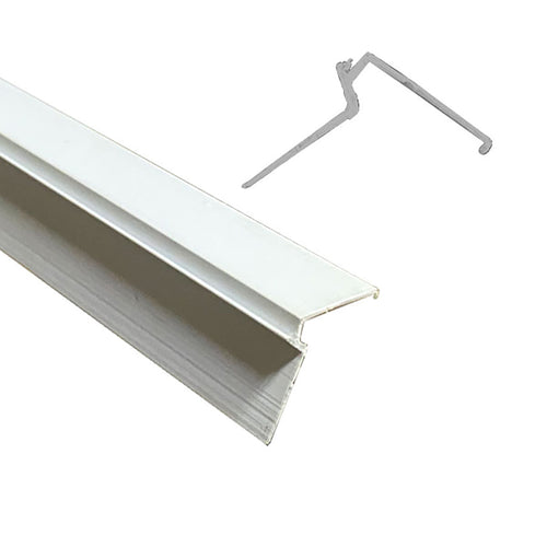 White Glazing Bead, 3 Line, White, 72