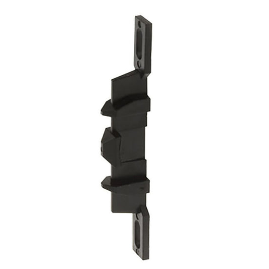 3-1/4 Inch Adjustable Plastic Latch Strike for Sliding Screen Door - Black