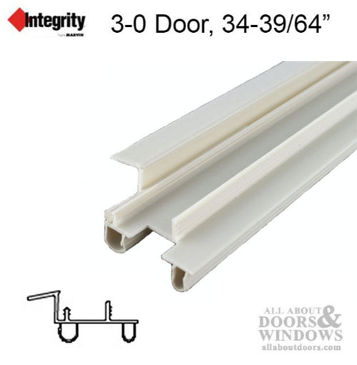 Integrity by Marvin Hinged Door Sweep,  V1890 Weatherstrip for Primary 3-0 Door - Integrity by Marvin Hinged Door Sweep,  V1890 Weatherstrip for Primary 3-0 Door