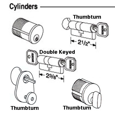 Marks Euro Profile Cylinder For Euro Slimline Door Handles Profile Cylinder With Thumb Turn and Kwikset Keyway - Marks Euro Profile Cylinder For Euro Slimline Door Handles Profile Cylinder With Thumb Turn and Kwikset Keyway