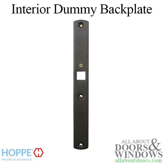 Hoppe M2165N Interior Dummy Backplate - Rustic Umber