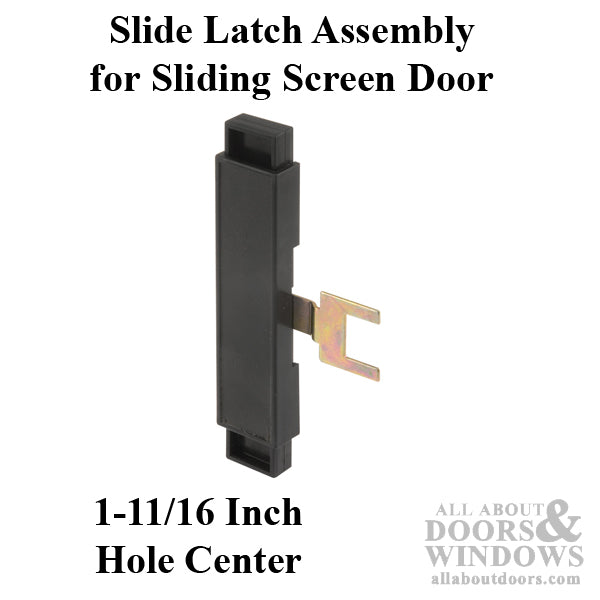 Locking Slide Latch Assembly - Black - Locking Slide Latch Assembly - Black