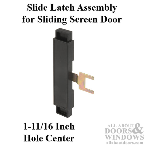 Locking Slide Latch Assembly - Black - Locking Slide Latch Assembly - Black