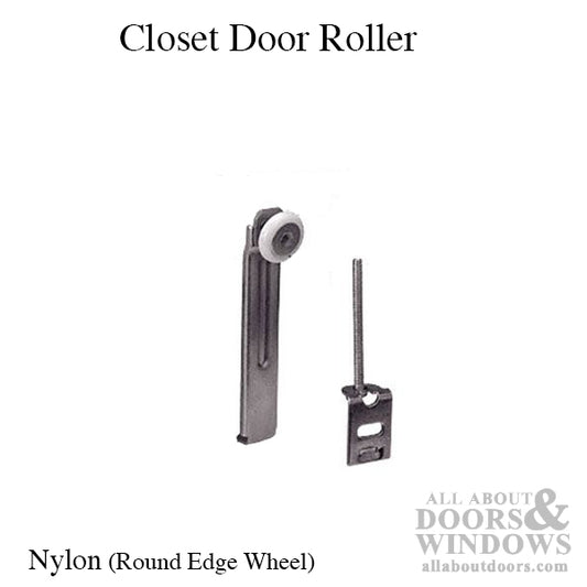 1 Wheel, 7/8 Dia.,  Closet Door