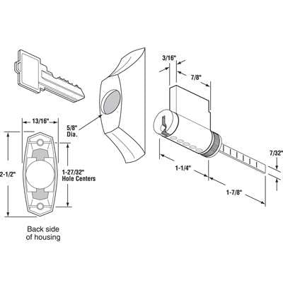 Keyed Locking Unit for Sliding Patio Door - Keyed Locking Unit for Sliding Patio Door