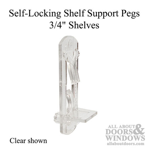5mm Self-Locking Shelf Peg, 3/4 Inch - 6 Pack - 5mm Self-Locking Shelf Peg, 3/4 Inch - 6 Pack