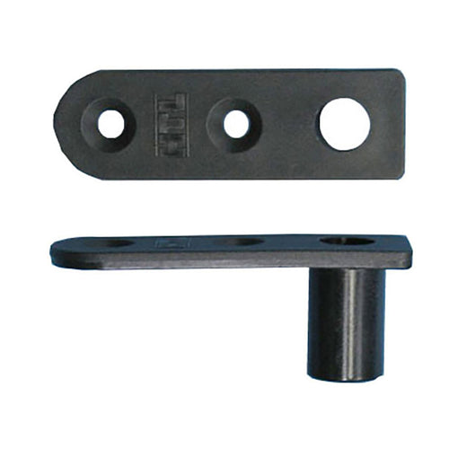 Hoppe Multipoint Flushbolt Rod Guide Standard 8mm Black - Hoppe Multipoint Flushbolt Rod Guide Standard 8mm Black