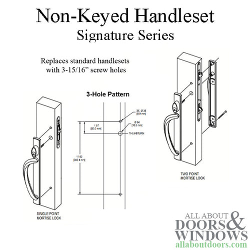 Truth Door Handle For Sliding Glass Doors Non Keyed Curved Handlset Choose Color - Truth Door Handle For Sliding Glass Doors Non Keyed Curved Handlset Choose Color