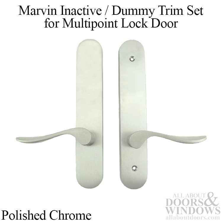 Marvin Inactive / Dummy Trim for Passive door - Polished Chrome - Marvin Inactive / Dummy Trim for Passive door - Polished Chrome