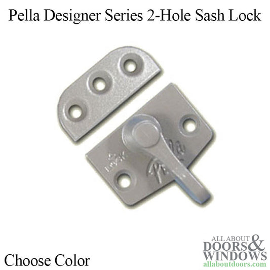 Sash Lock, Pella Designer Series 2 Hole - Choose Color