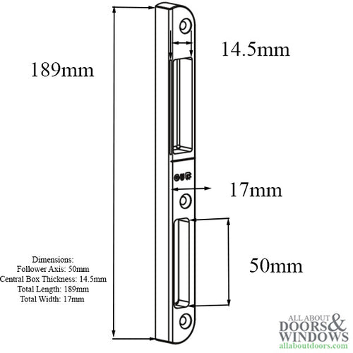 G-U Ferco Center Keeper, E22867, Left Hand - G-U Ferco Center Keeper, E22867, Left Hand