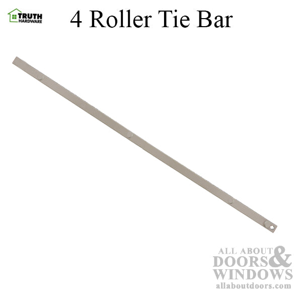 Truth Hardware 4 Roller Tie Bar 58.9 Inch Multipoint Lock Component - Truth Hardware 4 Roller Tie Bar 58.9 Inch Multipoint Lock Component