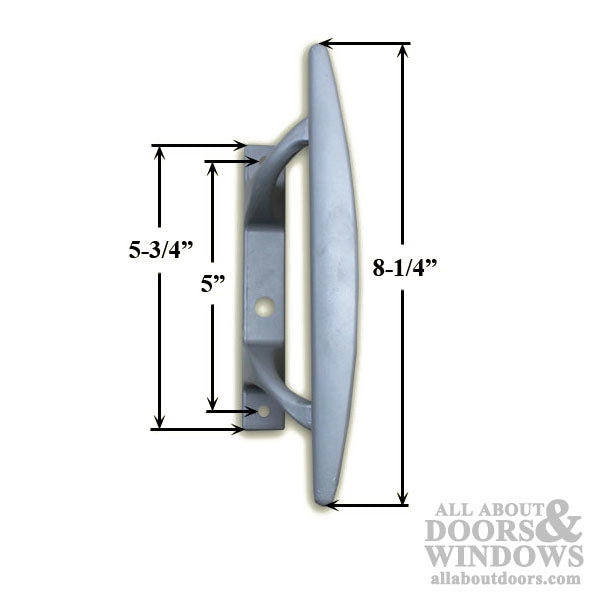 Handle Set for Sliding Patio Doors with Diecast Inside Pull Right Hand - Handle Set for Sliding Patio Doors with Diecast Inside Pull Right Hand