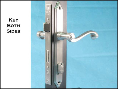 Papaiz ML12 Storm Door Mortise Lock and Handle for Storm Doors - Papaiz ML12 Storm Door Mortise Lock and Handle for Storm Doors
