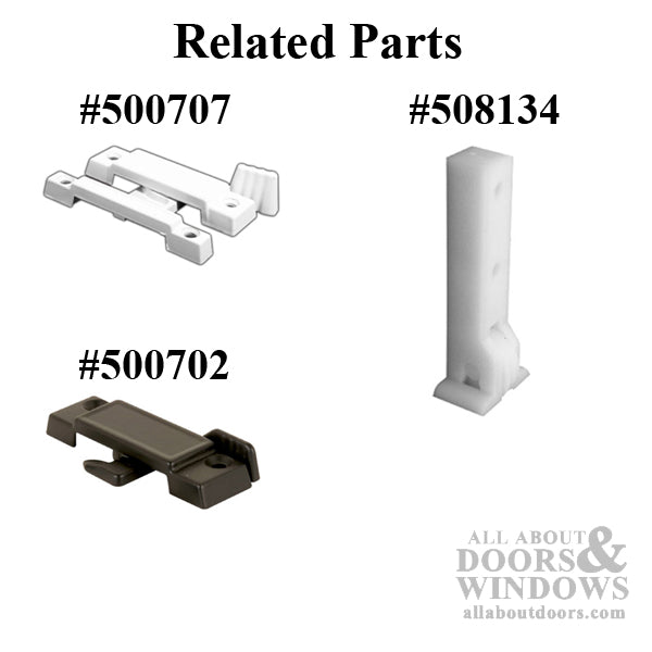 Sash / Cam Lock - Vinyl and Aluminum Sash Hardware, Diecast - Right Hand - White - Sash / Cam Lock - Vinyl and Aluminum Sash Hardware, Diecast - Right Hand - White