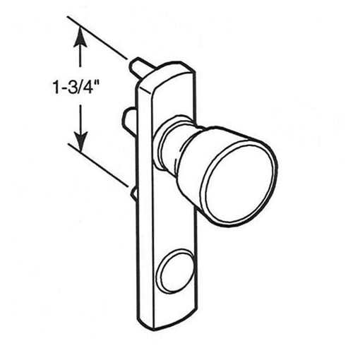 Screen Door Outside Handle 1.75 Inch Hole Spacing - Screen Door Outside Handle 1.75 Inch Hole Spacing
