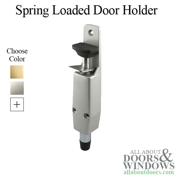 Step On Spring Loaded Door Holder, Choose Color - Step On Spring Loaded Door Holder, Choose Color