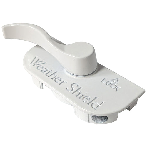 Window Sash Lock, Weather Shield Logo Recessed With Flange, Left Hand - Window Sash Lock, Weather Shield Logo Recessed With Flange, Left Hand