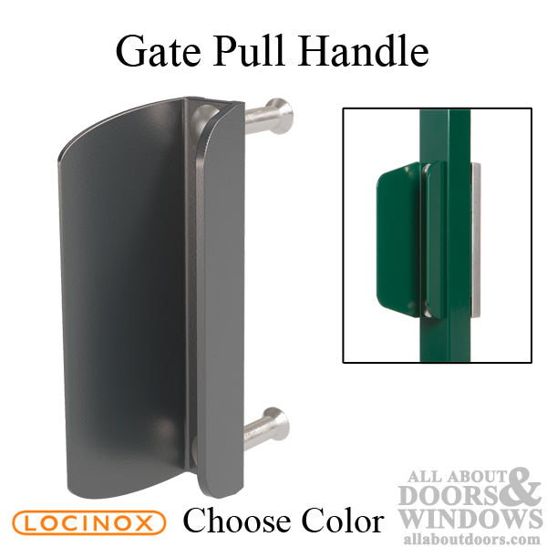 Aluminum Locinox Gate Pull Handle - Choose Color - Aluminum Locinox Gate Pull Handle - Choose Color