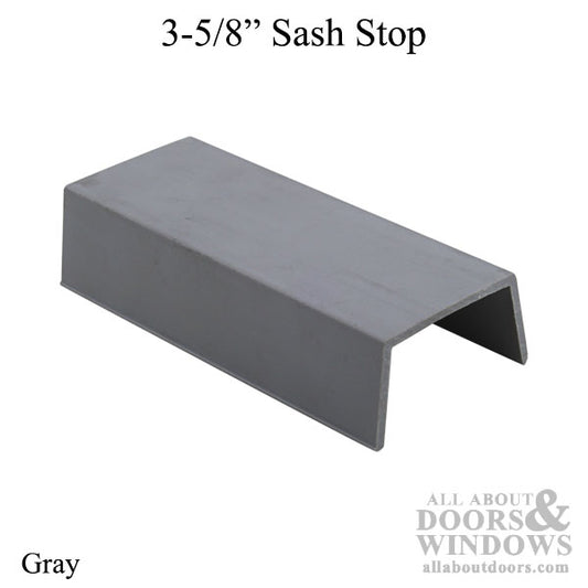 Sash Stop, 3-5/8 inch - Gray