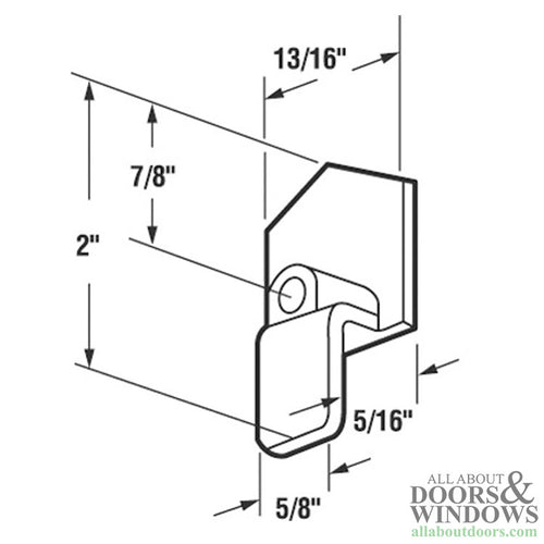 Closet Wardrobe Door Guide, Nylon - Closet Wardrobe Door Guide, Nylon