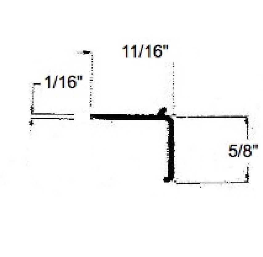 Vinyl Glazing Bead, 6' - White - Vinyl Glazing Bead, 6' - White