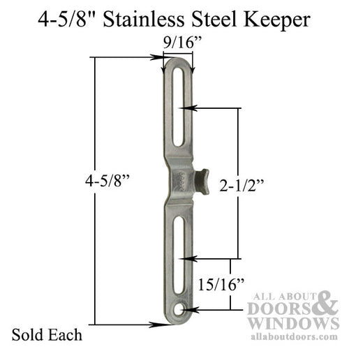 Truth 21325 Casement window latch keeper 11/16