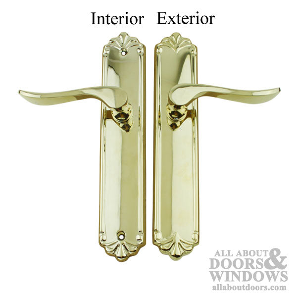 Pella Replacement Dummy Trim, Fixed Pair, Right- PVD Brass - Pella Replacement Dummy Trim, Fixed Pair, Right- PVD Brass