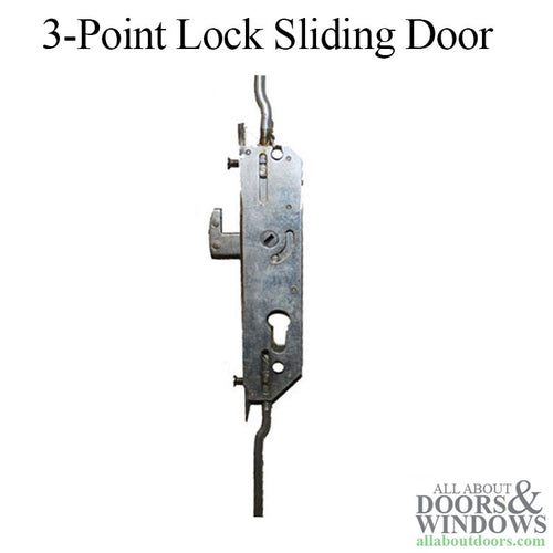 GLW Multi-Point Lock body, 3-point hook Sliding Door - GLW Multi-Point Lock body, 3-point hook Sliding Door