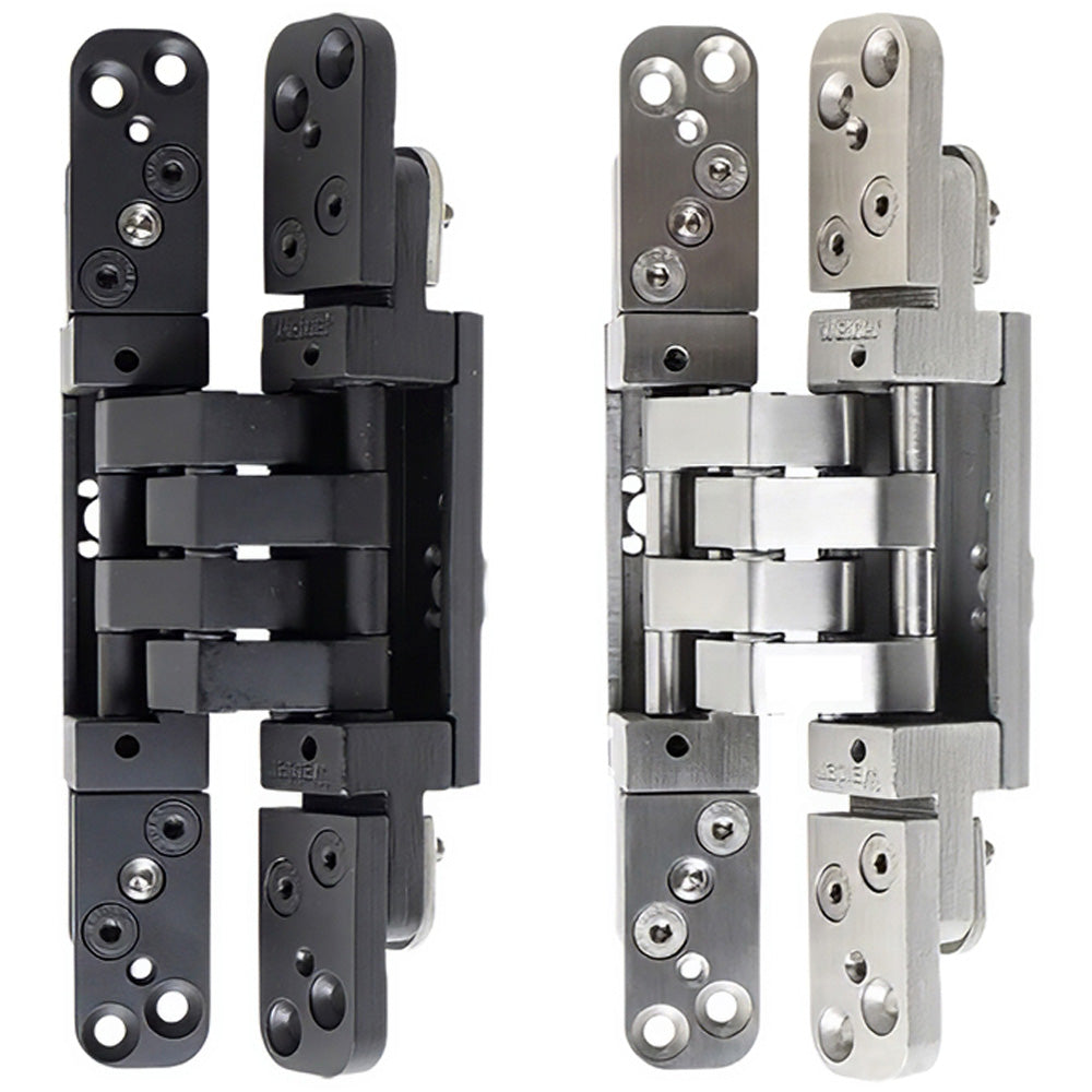3D Adjustable Concealed Hinge, Stainless Steel - 3D Adjustable Concealed Hinge, Stainless Steel